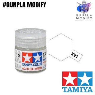 TAMIYA X21 เคลียร์ด้านสูตรอะคริลิค Acrylic 10 ml