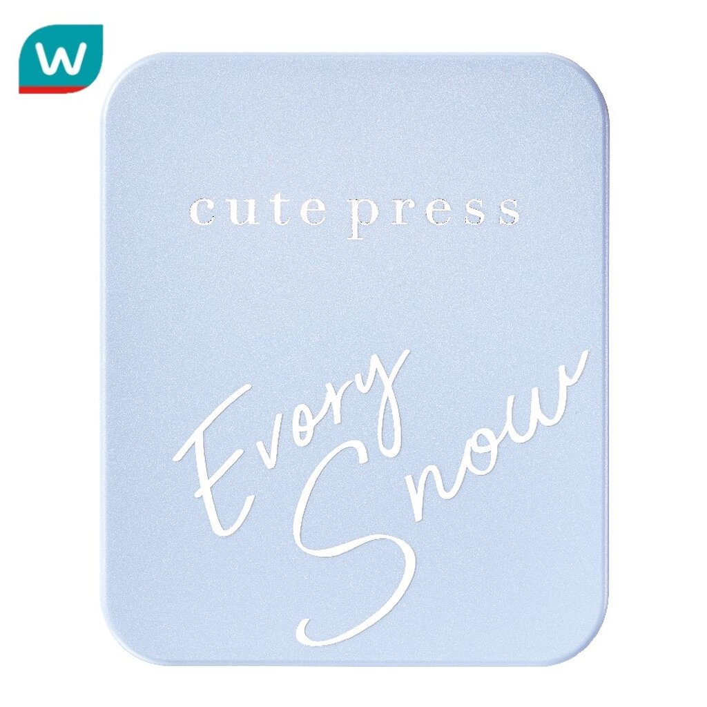 Cute Press คิวท์เพรส อิเวอร์รี่ สโนว์ ไวท์เทนนิ่ง ฟาวเดชั่น พาวเดอร์ SPF30 PA++ 12ก. #N2