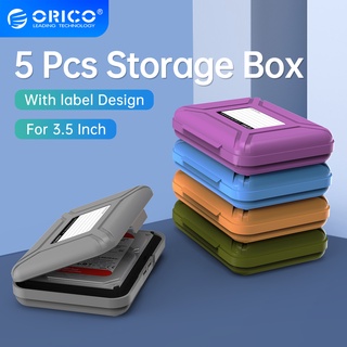 Orico กล่องป้องกัน HDD ขนาด 3.5 นิ้ว พร้อมฉลากกันกระแทก / ที่เก็บของ HDD เคสกันน้ํา และป้องกันไฟฟ้าสถิตย์ (PHX35)