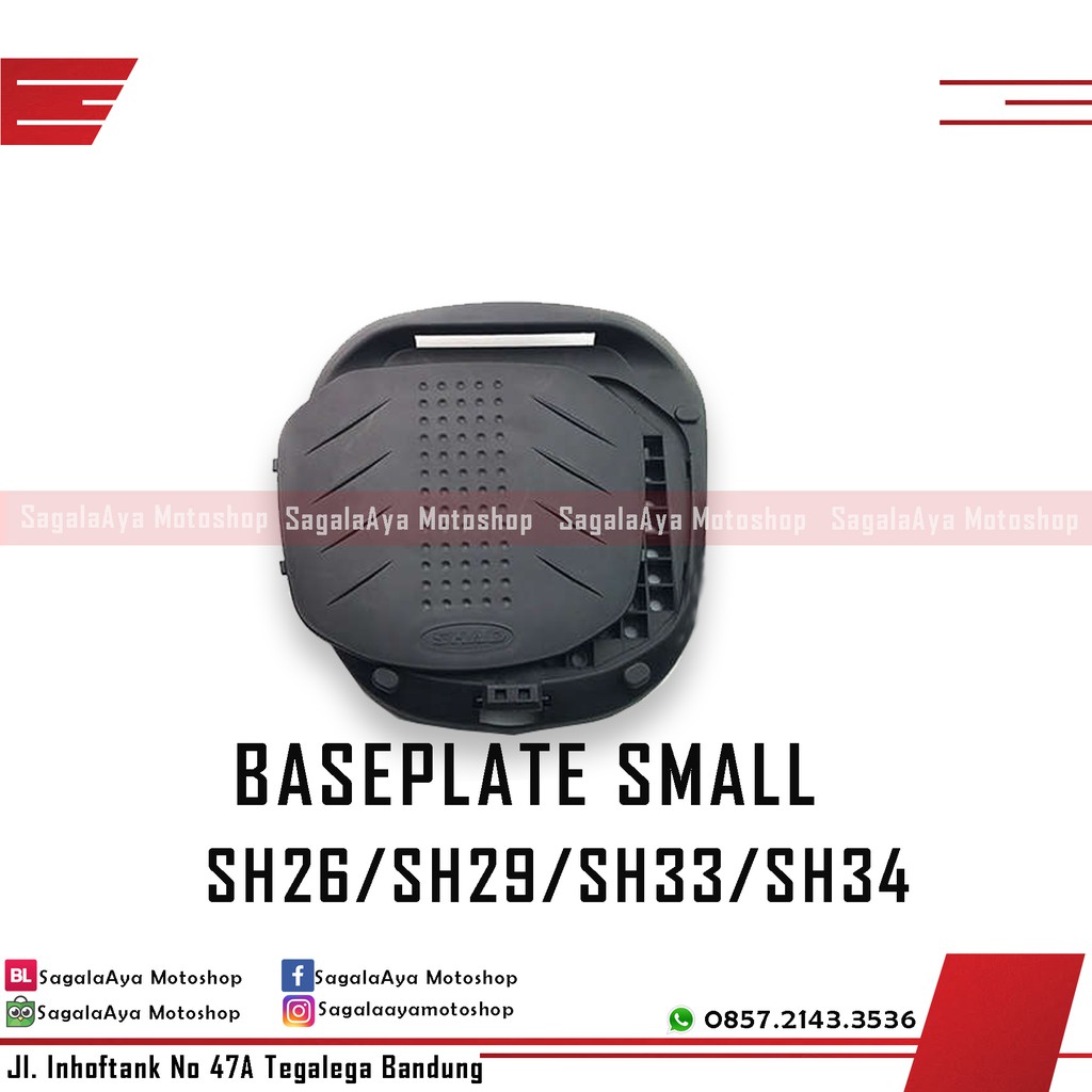 Baseplate กล่องรถจักรยานยนต์แผ่นฐาน pangkon กล่อง เก๋ง SH 26 29 33 34 SH29 SH33 SH34