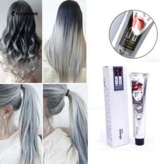 100ml Punk Salon Hair Dye Light สีเทาครีมทาเล็บยาวนาน