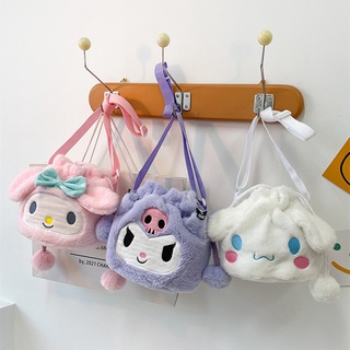 Ag Sanrio Kuromi Cinnamoroll Mymelody กระเป๋าสะพายไหล่ กระเป๋าช้อปปิ้ง สําหรับแฟนสาว