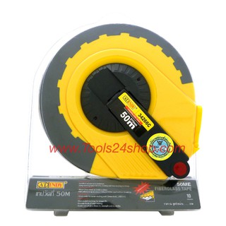 ตลับเมตรเทปไฟเบอร์กลม 50 เมตร สำหรับวัดขนาดที่ดิน รุ่น 34266C Measuring Tape ยี่ห้อ AT INDY