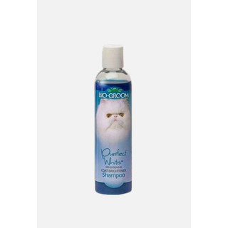 Biogroom shampoo white for cat น้ำยาอาบน้ำแมว เพื่อให้ขนขาว แชมพูอาบน้ำแมว แชมพู