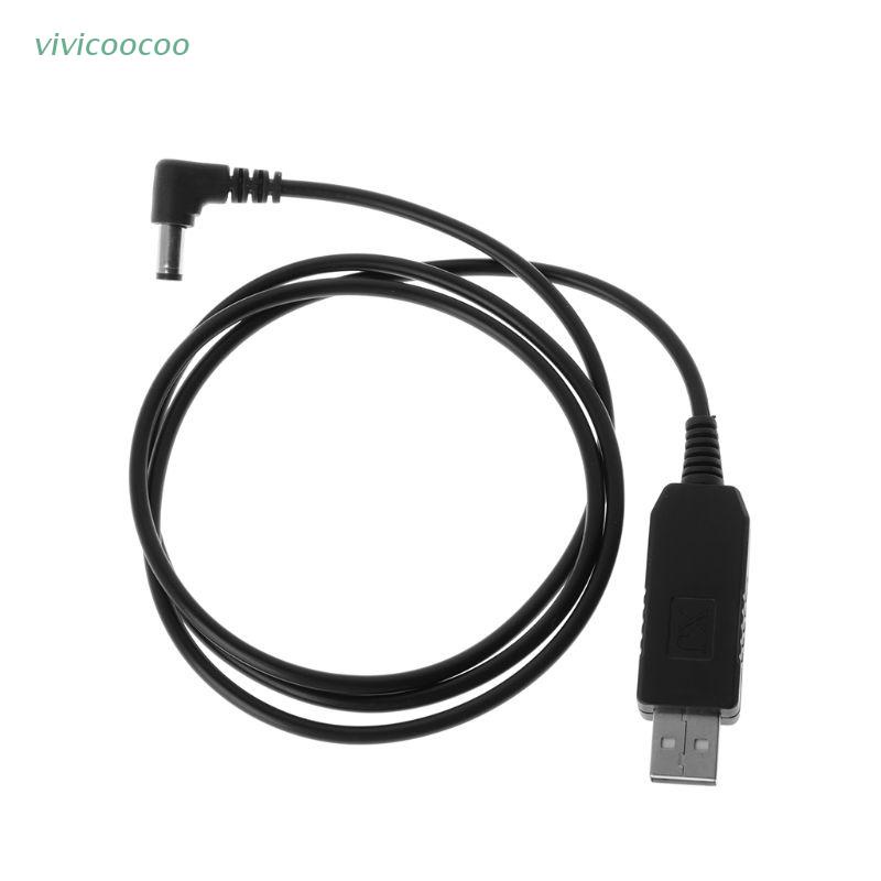 Vivi สายชาร์จ Usb แบบพกพา สําหรับวิทยุสื่อสาร Baofeng Uv-5R Bf-F8Hp Plus