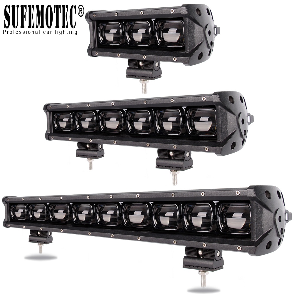 6D Lens Led Light Bar For 4x4 Off road 4WD ATV UAZ Truck Tractors Trailer Motorcycle 12V 24V Driving