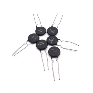 NTC 47D-15 Thermistor Resistor เส้นผ่าศูนย์กลางของตัว15mmแพ็ค5ตัว