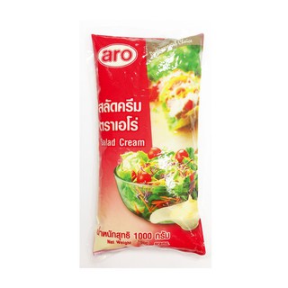 ว๊าว🍟 เอโร่ สลัดครีม 1000 กรัม aro Salad Dressing Cream 1000 g