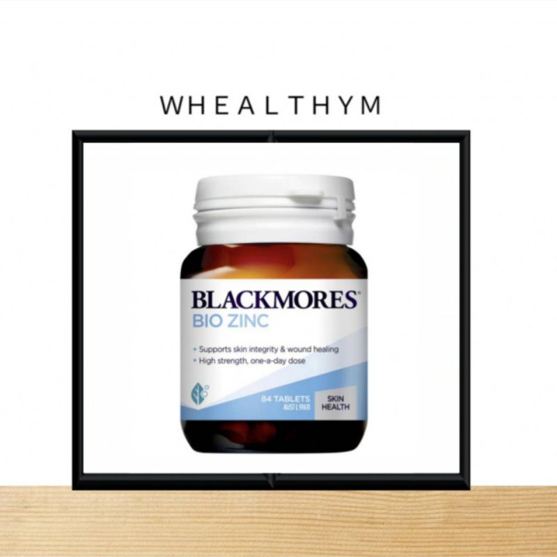 Blackmores Bio Zinc 84 Tablets แบล็คมอร์ ไบโอ ซิงค์ 84 เม็ด