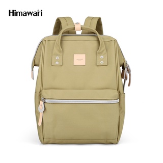 กระเป๋าเป้สะพายหลัง ฮิมาวาริ Himawari Backpack with USB Charging 14" Laptop Compartment khaki 1881