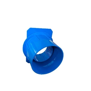 รูน้ำลงรุ่นพิเศษ PVC ข้อต่อรางน้ำฝน ตัวต่อรูน้ำลง สีฟ้า / สีน้ำตาล (บริการเก็บเงินปลายทาง)