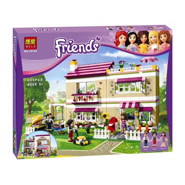 เลโก้ BELA 10164 Friends ชุด Olivia's House จำนวน 695
