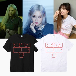 #เสื้อยืดลายดาว&lt;พร้อมส่ง&gt; เสื้อยือสกรีน FREAKISH BUILDING (BLACLPINK ROSE)(ITZY YUNA) (S - 2XL)