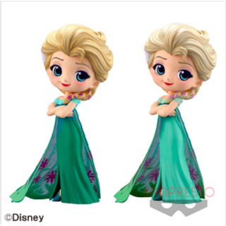 Qposket Frozen Elsa เอลซ่า ฟิกเกอร์เจ้าหญิง โมเดลเจ้าหญิงดิสนีย์ รุ่น Fever Design สุดฮิต ของแท้จากญี่ปุ่น สูง 14 ซม