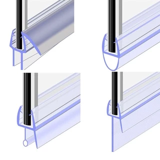 ALPIN แถบปิดผนึกยางหน้าจออาบน้ําแบบพกพาสําหรับห้องน้ําประตูกระจก Weatherstrip