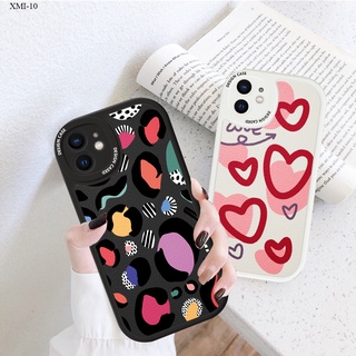 Xiaomi Mi 10 9 8 10T Pro Lite สำหรับ Case Leather Cartoon Flowers Love Heart เคส เคสโทรศัพท์ เคสมือถือ Case Back Cover Shockproof Casing