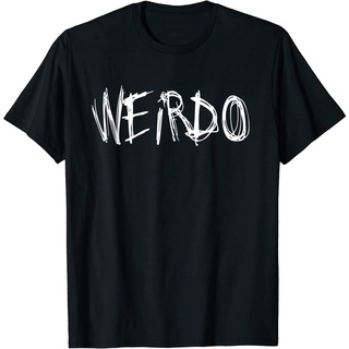 เสื้อยืดผ้าฝ้ายพรีเมี่ยม เสื้อยืด พิมพ์ลาย WEIRDO Punk Emo สไตล์พังก์ แนวตลก เหมาะกับของขวัญ สําหรับผู้ใหญ่