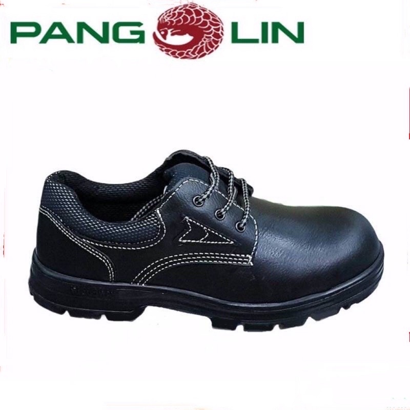 รองเท้าเซฟตี้ รุ่น 9501U Pangolin หนังแท้ หัว เหล็ก พื้น PU รองเท้านิรภัย แพงโกลิน ราคาถูก