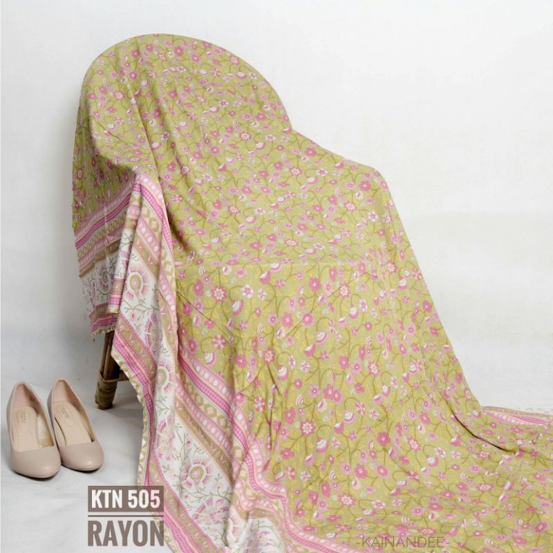 KATUN [KTN 505] ผ้าคอตตอนเรยอน/วิสคอส - หน้ากว้าง 1.40