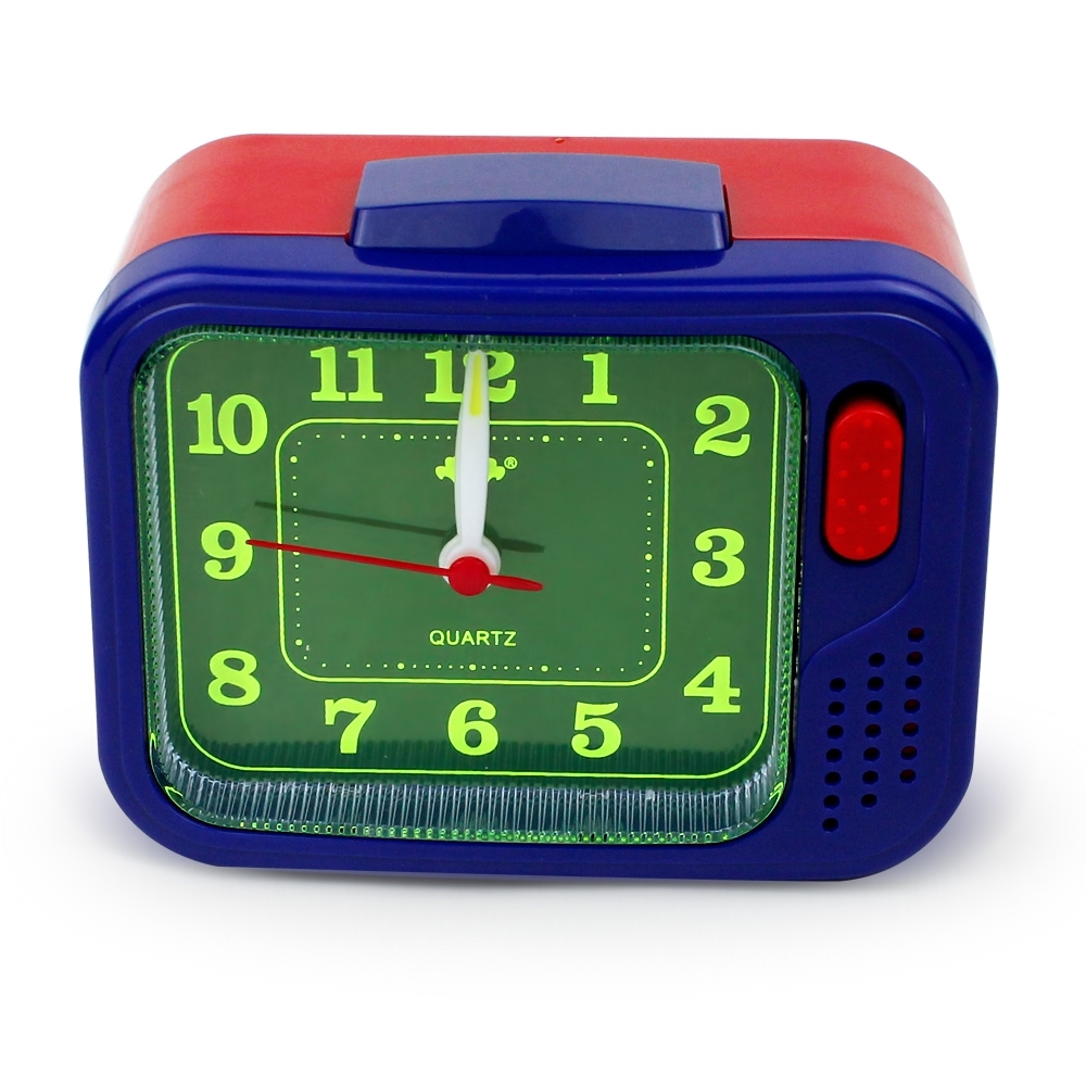 นาฬิกาปลุก คละสี  Clock Quartz  Alarm SND-331 รุ่น AlarmClock-SND-331-05g-Song