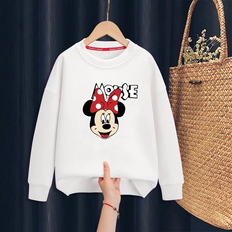 K-2238-O เสื้อกันหนาวเด็กสไตส์เกาหลี สกรีนลายการ์ตูนน่ารักใส่ได้ทั้งหญิงและชาย ผ้าโพลีเอสเตอร์ ใส่สบาย**ปลีก-ส่ง**