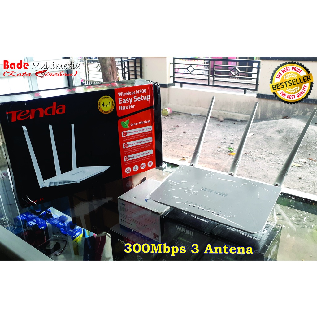 Tenda F3 Wireless Router Extender Access Point Wifi Repeater 300Mbps