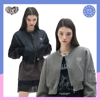 (พร้อมส่ง) แจ็คเก็ตครอป LUVISTRUE - CL CROP JACKET MA1