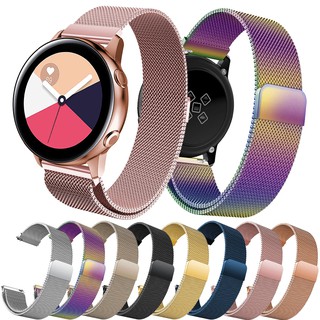 Xumu Universal Replacement Bracelet For Huawei GT Samsung Galaxy Watch 4 3 Active 1 2 40mm 42mm Milanese Metal Magnetic Strap 41mm 45mm Watch 4 Classic 44mm 46mm