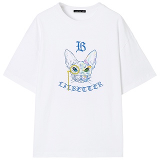 Lilbetter เสื้อยืดแขนสั้น สไตล์ฮ่องกง แฟชั่นฤดูร้อน สําหรับผู้ชายS-5XL