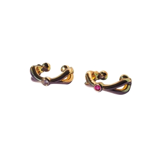 YVIS ribbon ear cuff