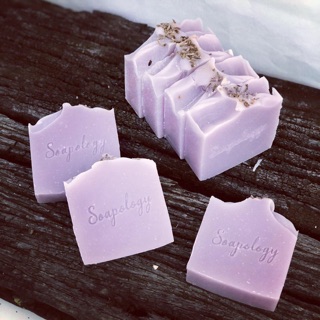 สบู่ลาเวนเดอร์ธรรมชาติ•Extra Gentle Lavender Mint Facial Soap•ออแกนิค•ปลอบประโลมผิว•เติมความชุ่มชื่น•บำรุงผิวล้ำลึก