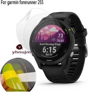 ฟิล์มกันรอยหน้าจอนาฬิกาข้อมือ TPU แบบนิ่ม สําหรับ Garmin Forerunner 255 955 255S FR 255 Smartwatch