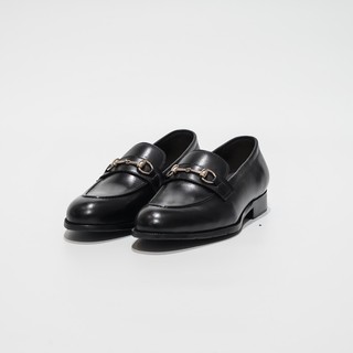 Julietta - Horsebit Loafer Shoes Calfskin in Black  รองเท้าหนัง Juliettabkk