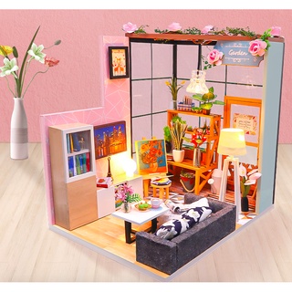 VA0308 Then the flower bloom DIY Dollhouse