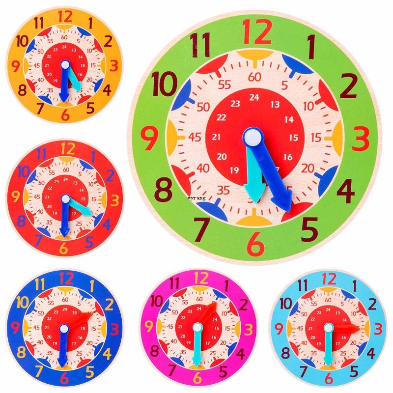 Montessori นาฬิกาจับเวลา ของเล่นเสริมการเรียนรู้ สําหรับเด็กวัยหัดเดิน