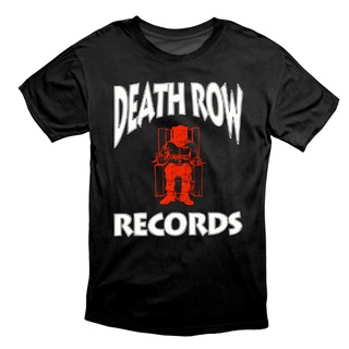 เสื้อยืด พิมพ์ลายบันทึก Death Row สไตล์ฮิปฮอป มีสีดํา สีแดง สีขาว DiySize S-5XL