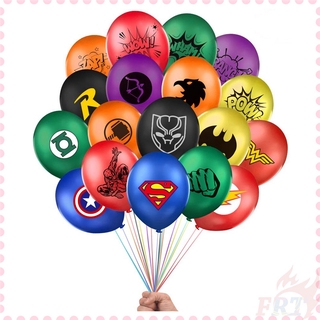 ♦ Party Decoration - Balloons ♦ 1Pc 12inch Marvel &amp; DC Superheroes Latex Balloons Party Needs Decor Happy Birthday Party Supplies（Superhero Series 01 Balloons）