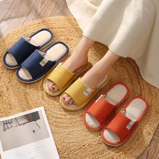 TTO（XZ-08）รองเท้า รองเท้าใส่ในบ้าน ( สีพื้น ) ใส่ในออฟฟิศ พื้นมีกันลื่น สไตล์ญี่ปุ่น มี5สีให้เลือก