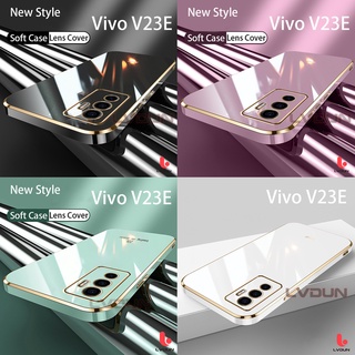 เคส Vivo V23E 5G Bright surface soft เคส Vivo V23E 5G V23 5G V20 V21 5G V21E V20SE V17 Simplicity เคส Vivo V23E 5G ZB1