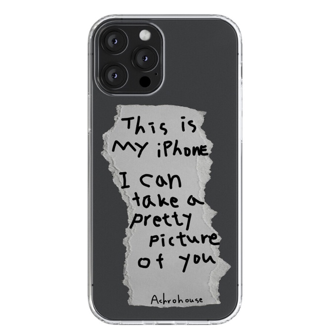 Achrohouse / MY I-PHONE phone case compatible for iPhone 13 12 11 pro max tpu jelly casing XR XS x k