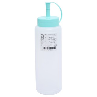 🔥HOT🔥 ซีพีเคคิทเช่นคลาส ขวดซอสใสฝาสีขนาดใหญ่ รุ่น 155 CPK KITCHENKLASS Clear Sauce Bottle Large Size Model 155
