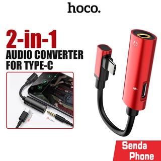 ตัวแปลง hoco รุ่น LS19 Adapter Type-C to 3.5mm หัวแปลง ใช้ได้ แอนดรอย ทุกรุ่น กระแสไฟ 1.5A ฟังเพลงและชาร์จแบตพร้อมกันได้