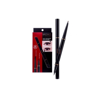 อายไลเนอร์ Browit By Nongchat High Technique Duo Eyeliner บราวอิท ไฮเทคนิค ดูโอ้ อายไลนเนอร์ สีดำ