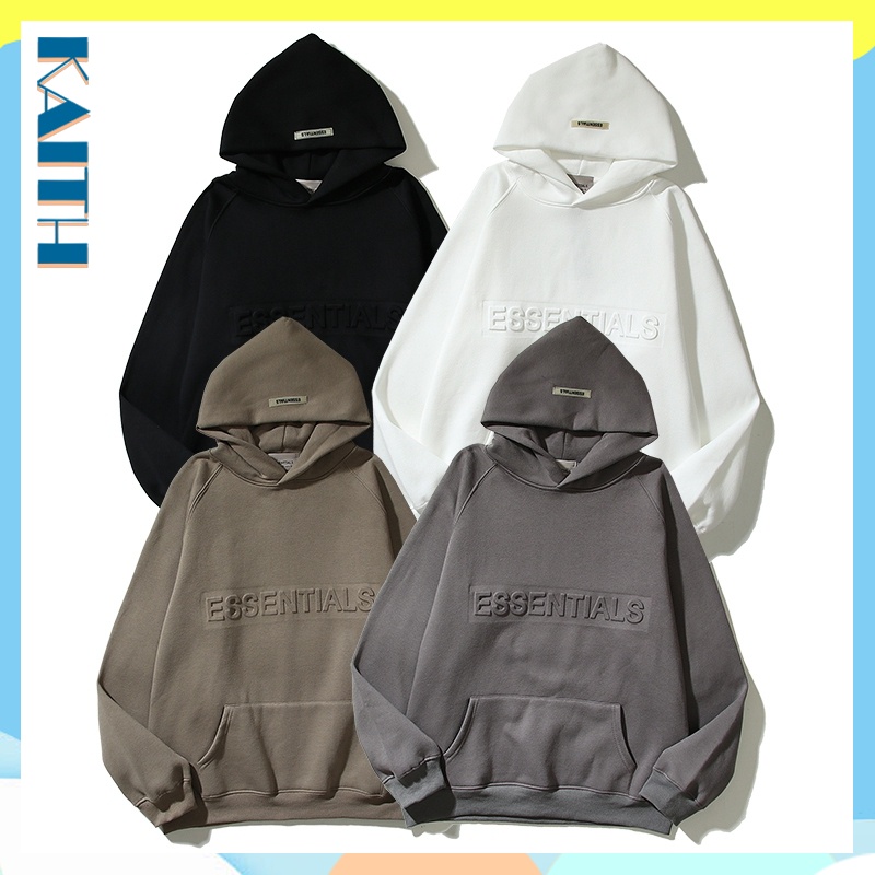 พร้อมส่ง เสื้อกันหนาว มีฮู้ด ผ้าฝ้าย ลายนูน โอเวอร์ไซซ์ สไตล์เกาหลี สตรีท พลัสไซซ์ สําหรับผู้ชาย และผู้หญิง