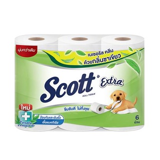 ทิชชู่ กระดาษชำระ SCOTT NATURAL FRESH แพ็ค 6 ม้วน กระดาษชำระ