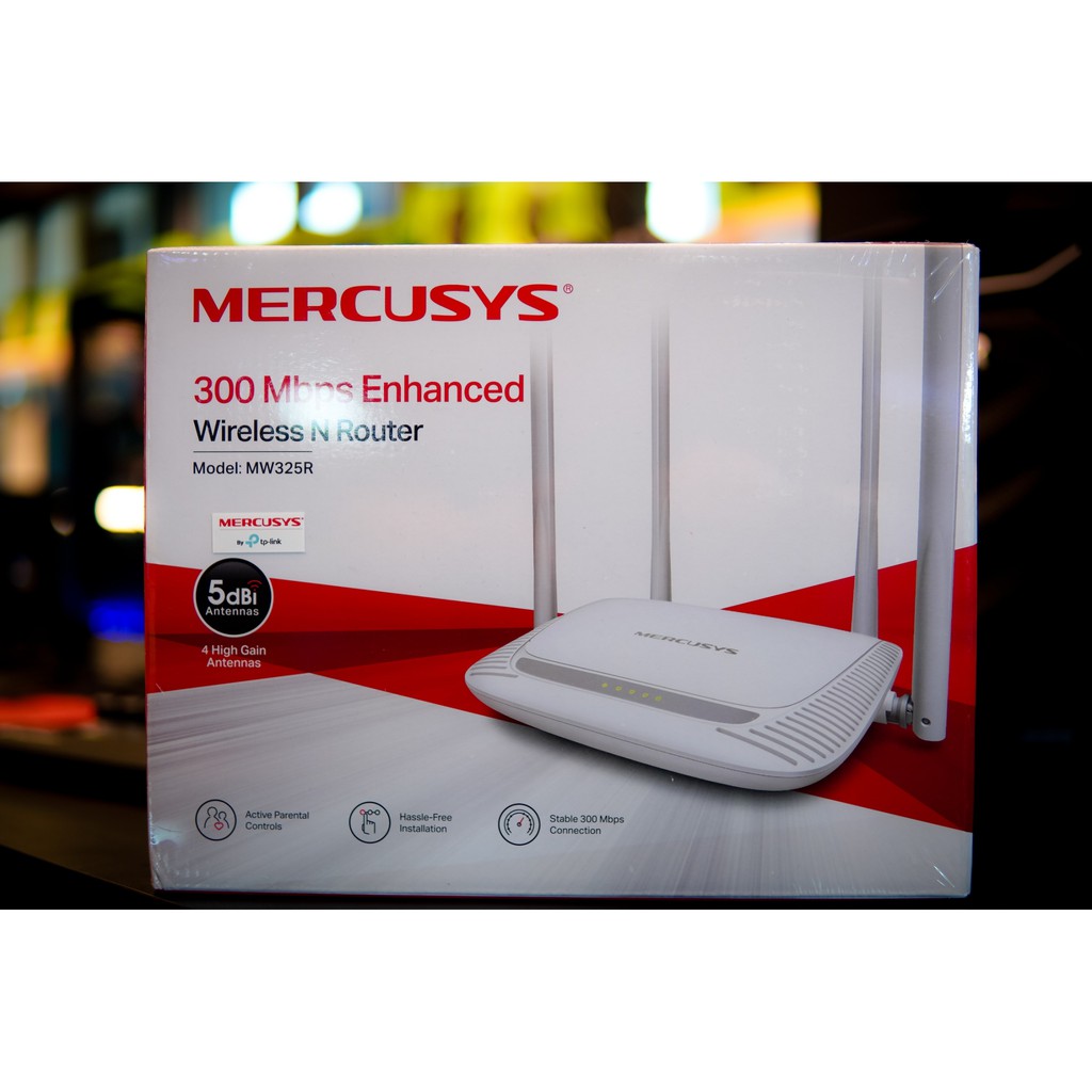 Router Mercusys Mw325r 300mbps Enhanced Wireless N ไวเรสเราเตอร สำหร บ บ านหร อองค กรขนาดเล ก ค ณภาพส ง