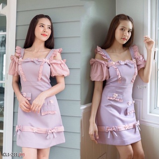 CL1-211-เสื้อเเรสแฟชั่นนำเข้า