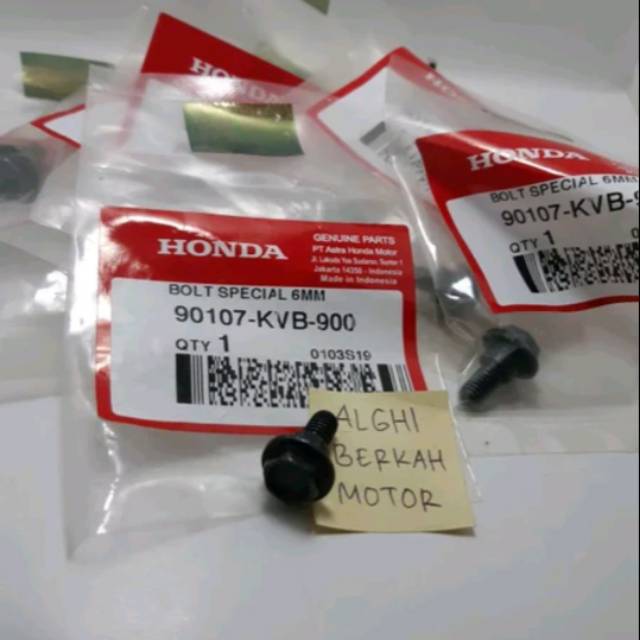 GANTUNGAN Original Honda Beat Vario Genio Fender Hanger Bolt 90107-KVB-900