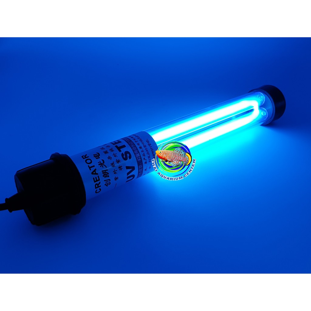 Creator CUH Lamp 20 - 100 W.แบบลอยกับแบบจม หลอดไฟ หลอดฆ่าเชื้อโรค แบคทีเรีย ช่วยทำให้น้ำใส ไม่เกิดน้ำเขียว รูปที่ 3