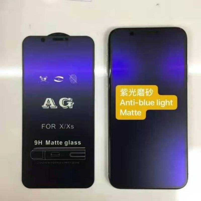 IPhonee กระจกนิรภัย, Matt + Anti blue ray, 9D, 5D, 4D AB สําหรับ Apple 防爆 iPhon0 กระจกนิรภัย iPhone 